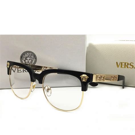 gold frame mens versace eyeglasses|versace optical frames for men.